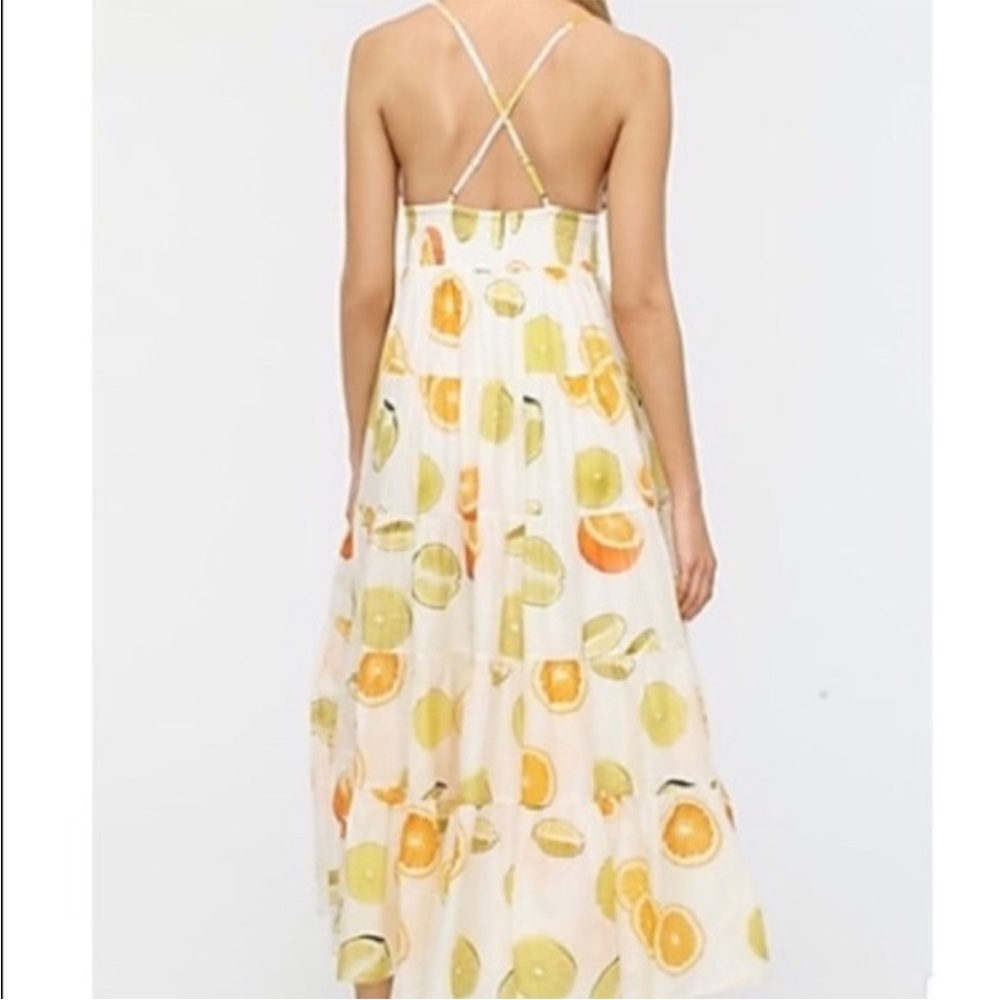 J Crew citrus tiered dress Edie Parker S - Picture 10 of 14